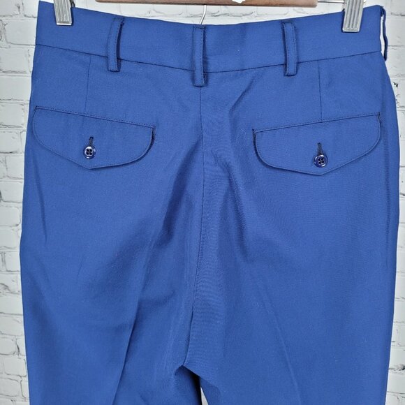 Defense Logistics Agency Marine Corps Blue Wool Blend Trousers Pants 29R (29x31) - Picture 7 of 14